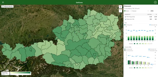 SatGrass Kartenübersicht